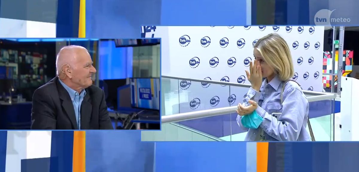 Łzy wzruszenia na antenie TVN24