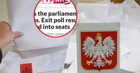 Niemiec z "Bilda" zakpił z TVP Info po exit poll. "Stabilnie"