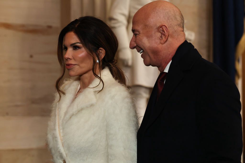 The Inauguration Of Donald J. Trump As The 47th President
WASHINGTON, DC - JANUARY 20: Founder of Amazon and Blue Origin Jeff Bezos and his fiance Lauren Sanchez depart inauguration ceremonies in the Rotunda of the U.S. Capitol on January 20, 2025 in Washington, DC. Donald Trump takes office for his second term as the 47th president of the United States. (Photo by Chip Somodevilla/Getty Images)
Chip Somodevilla
