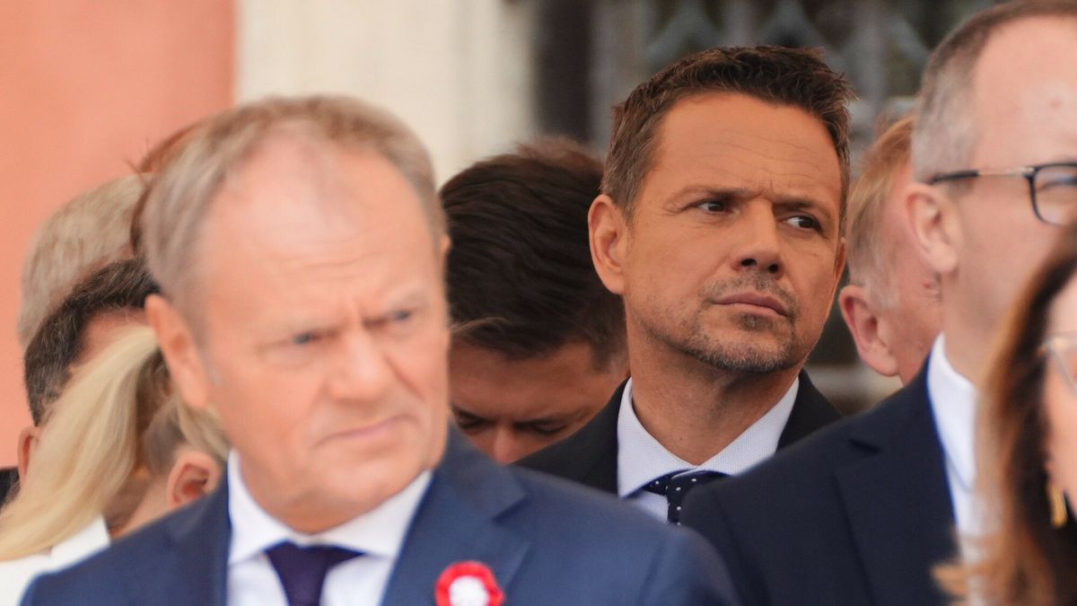 Donald Tusk i Rafał Trzaskowski 