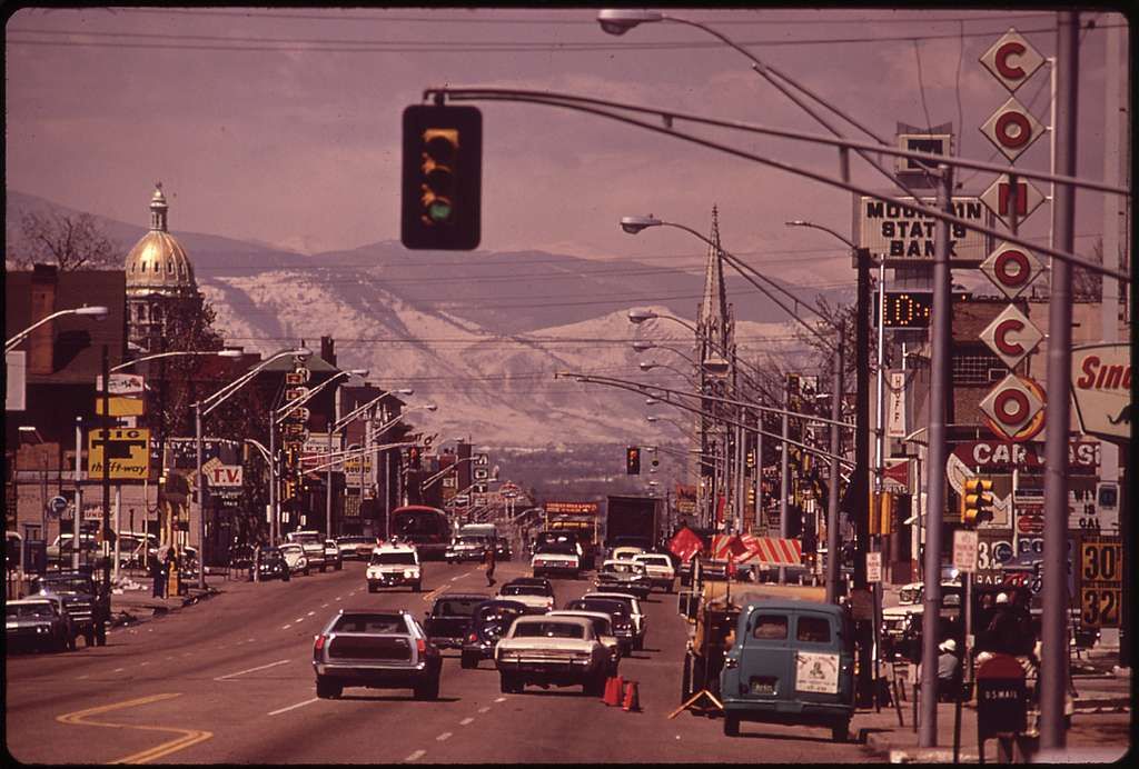 Denver w latach 70. fot. domena publiczna