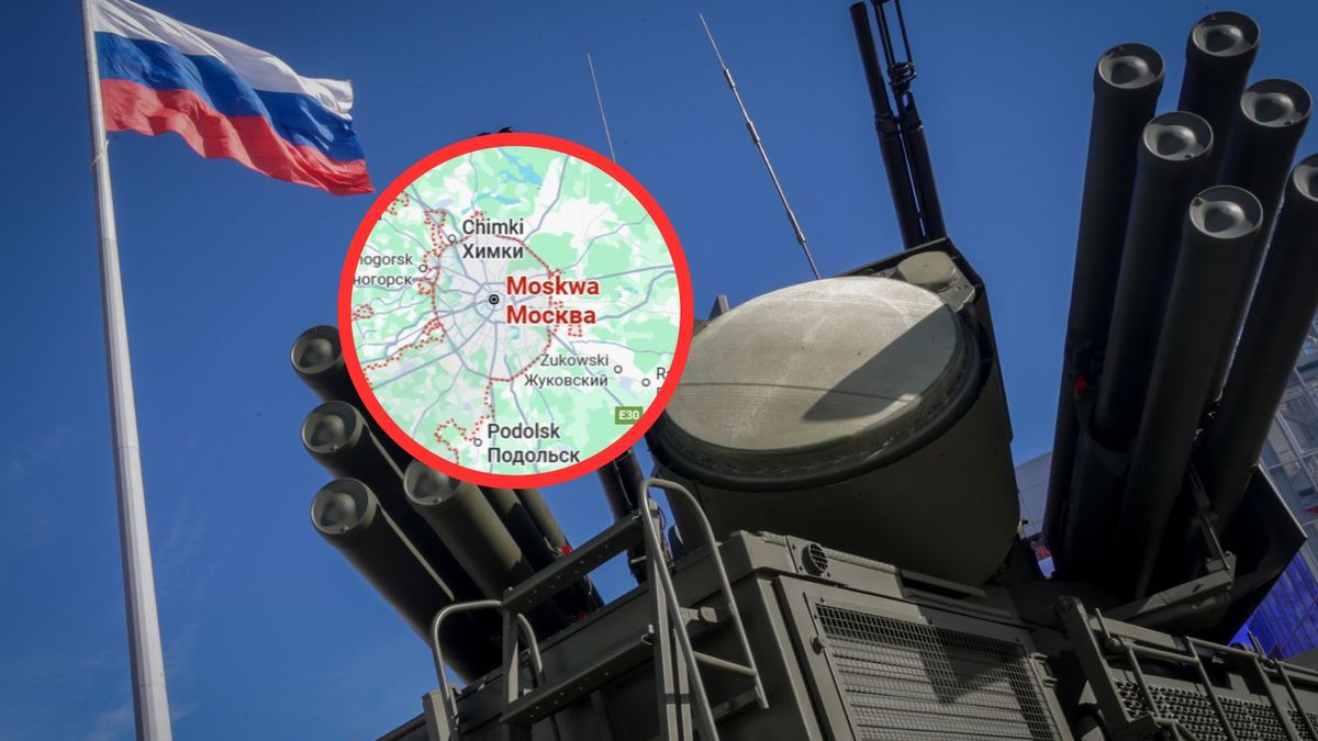 Rosjanie skupiają obronę przeciwlotniczą w rejonie Moskwy