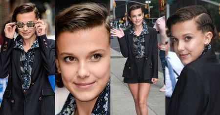 13-letnia gwiazdka "Stranger Things" chwali się nogami