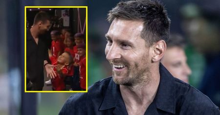 Przechodził Lionel Messi. Rozbrajająca reakcja podbija sieć
