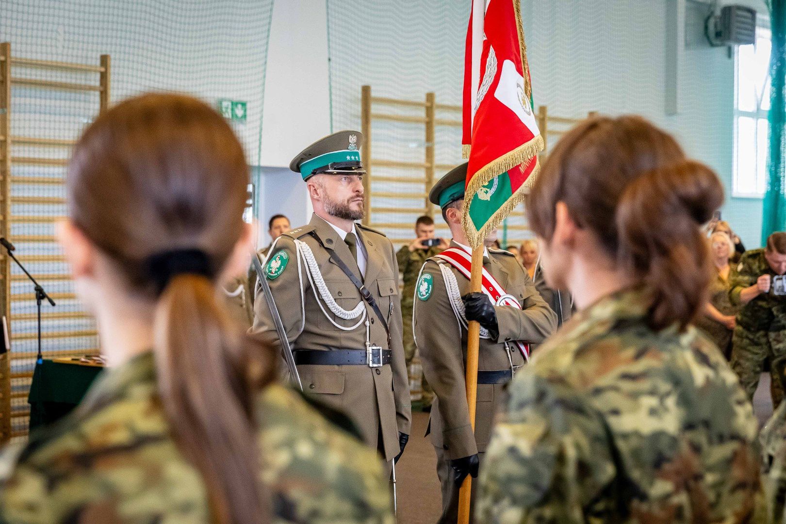 Ślubowanie nowo przyjętych funkcjonariuszy