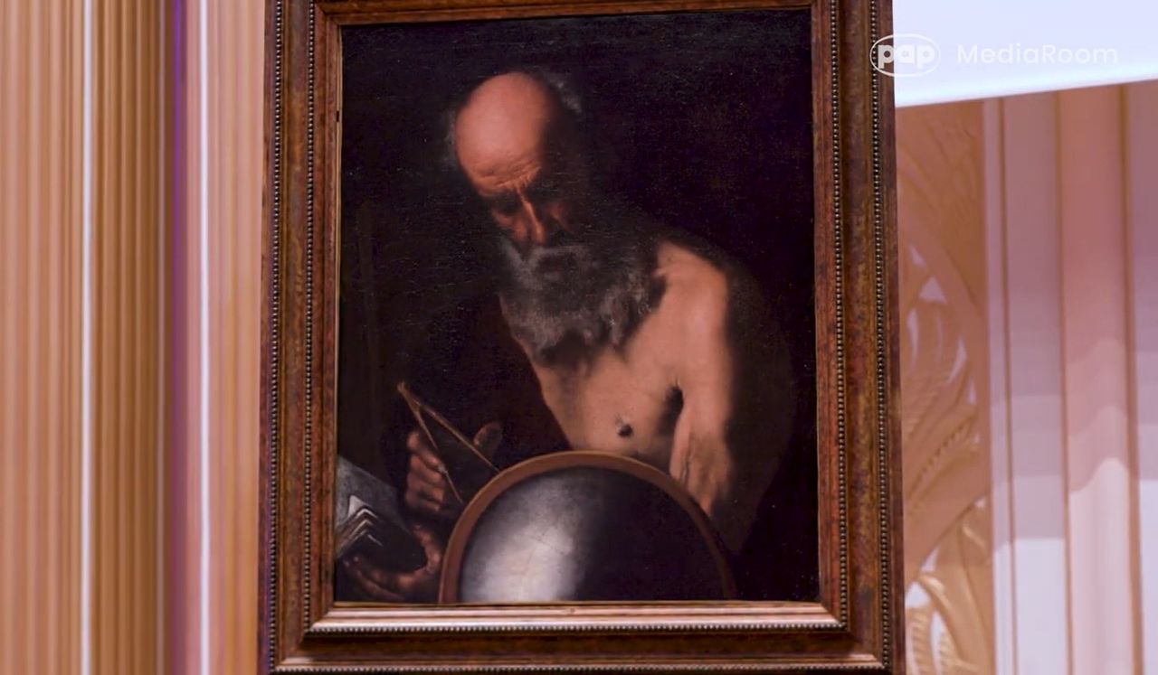 Grupa włoskich ekspertów uznała autentyczność obrazu Caravaggia "Archimedes"