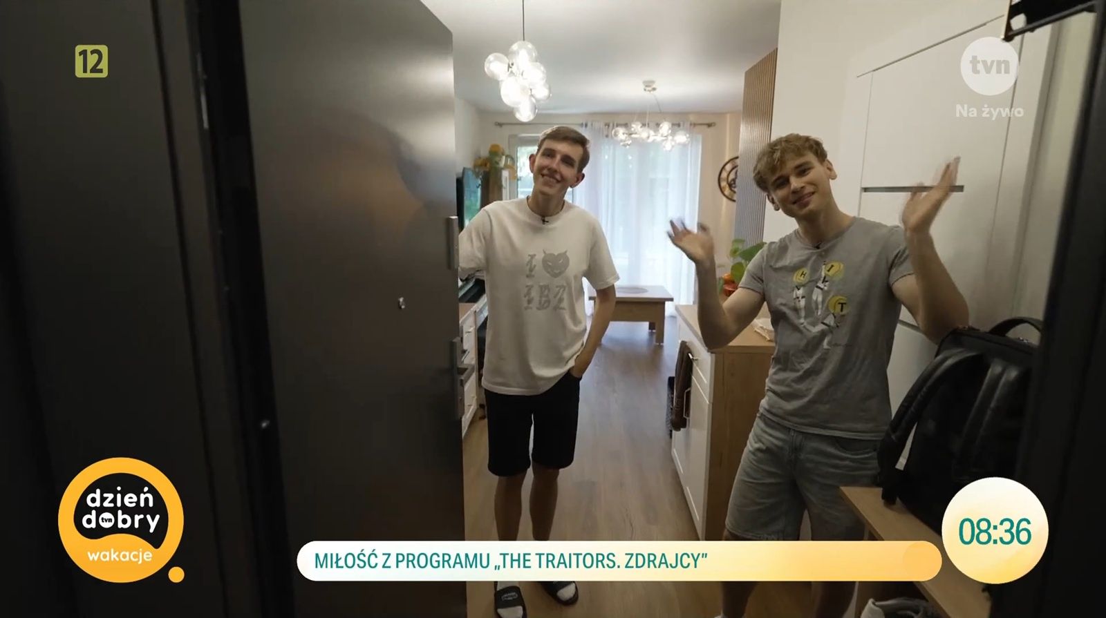 Dawid Drej i Maciej Łobos w programie "Dzień Dobry TVN"