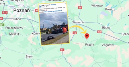 Czołówka pod Wrześnią. Sześć osób rannych