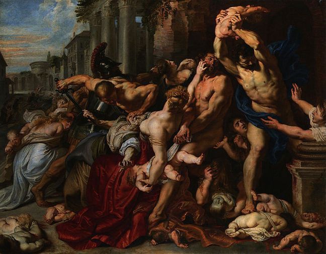 Rzeź niewiniątek według Rubensa