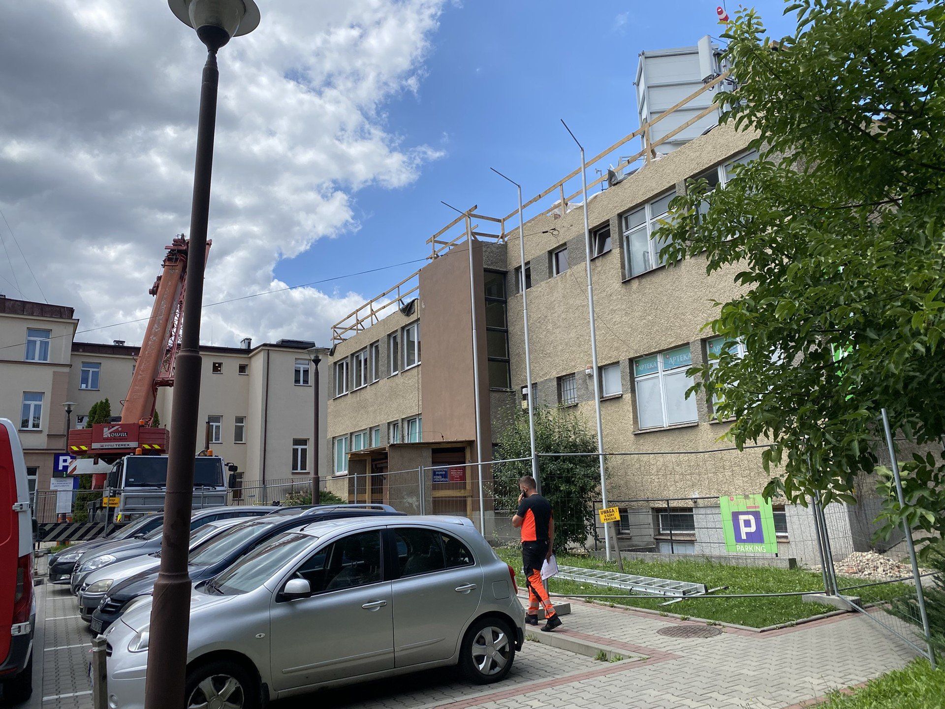 Rozbudowa budynku administracji szpitala w Bochni