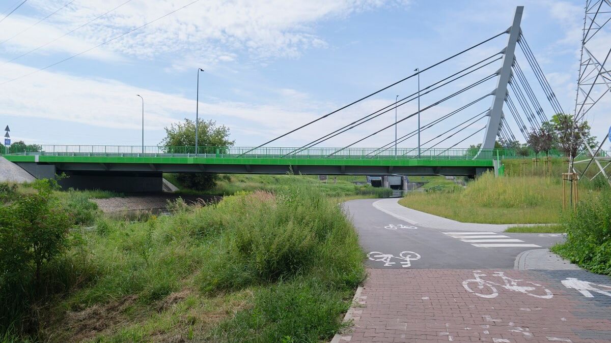 Ścieżka rowerowa nad Zalew Zemborzycki