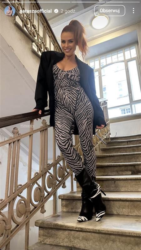 Natasza Urbańska w modnej stylizacji