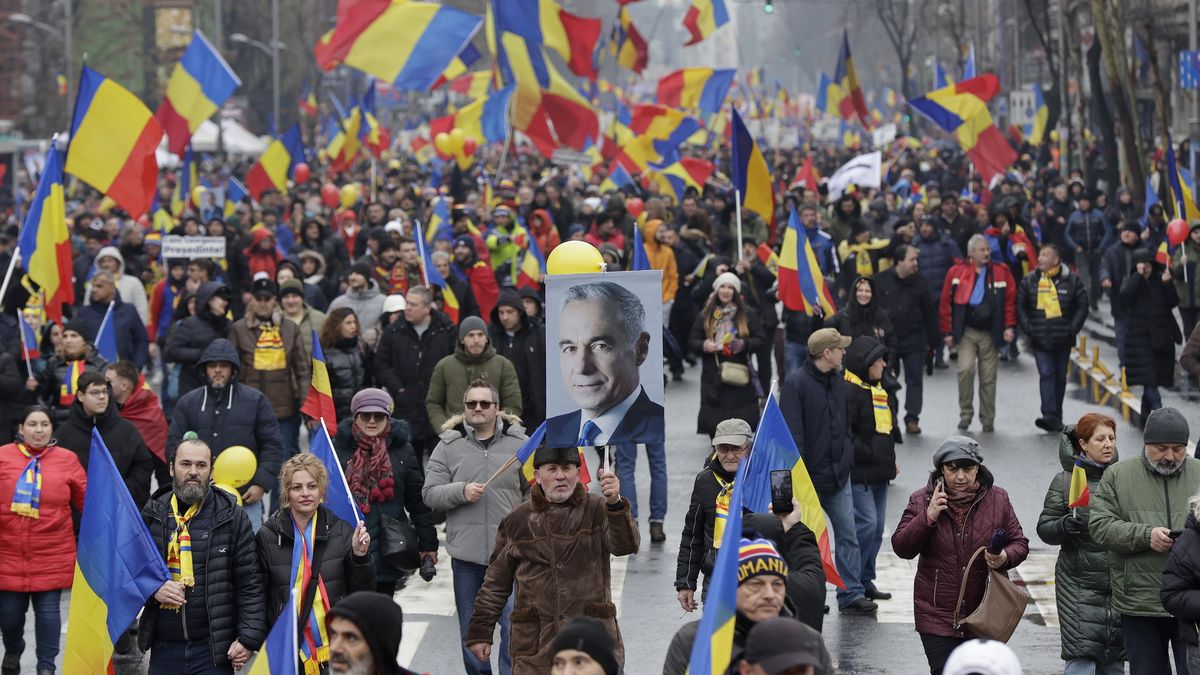 Protest w Bukareszcie