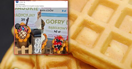 Wracają paragony grozy. Pokazali cenę gofrów