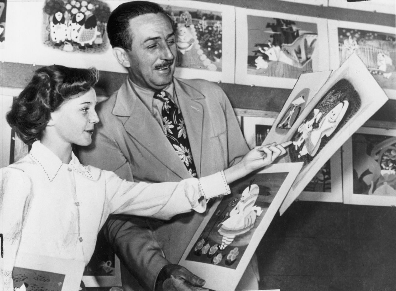 Walt Disney i Kathryn Beaumont