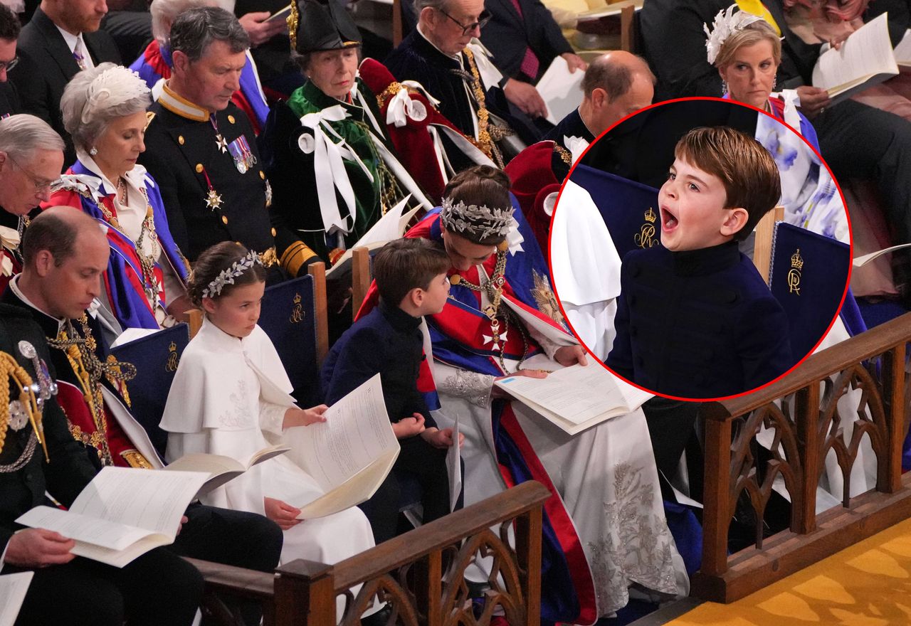 W nosie ma etykietę. Synek księżnej Kate znowu dokazywał
