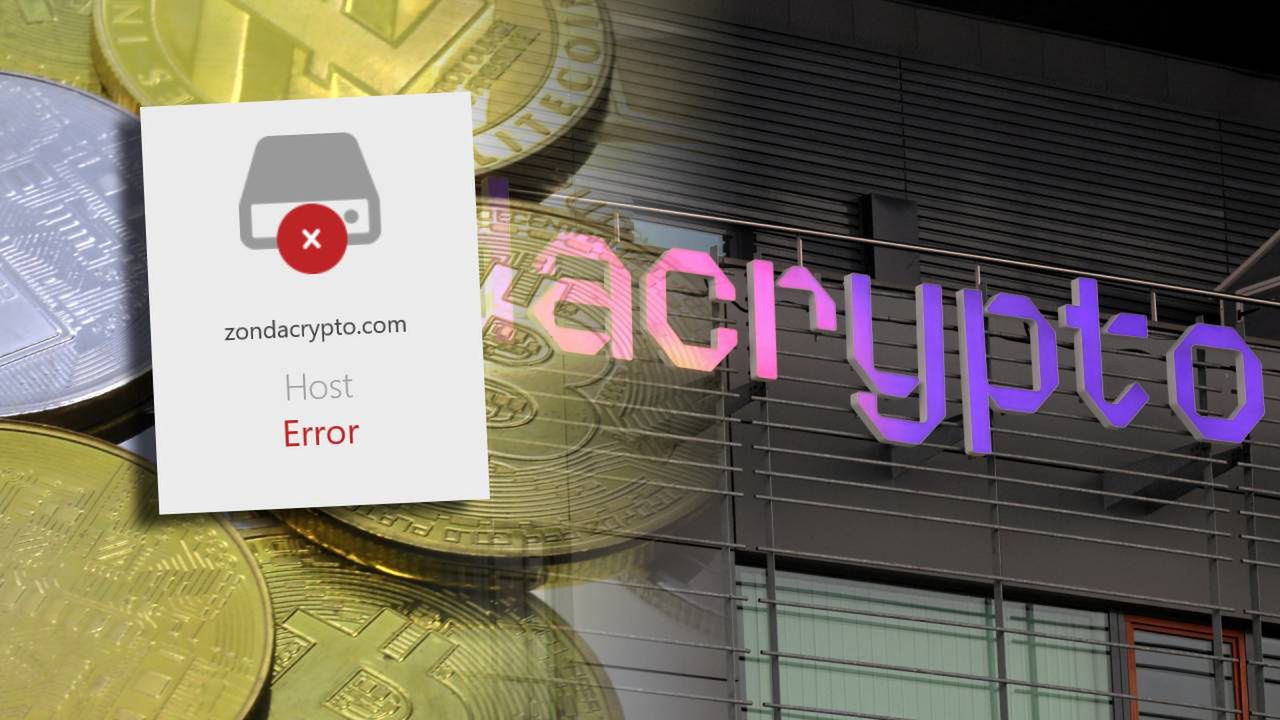 Strona Zondacrypto.com nie działa