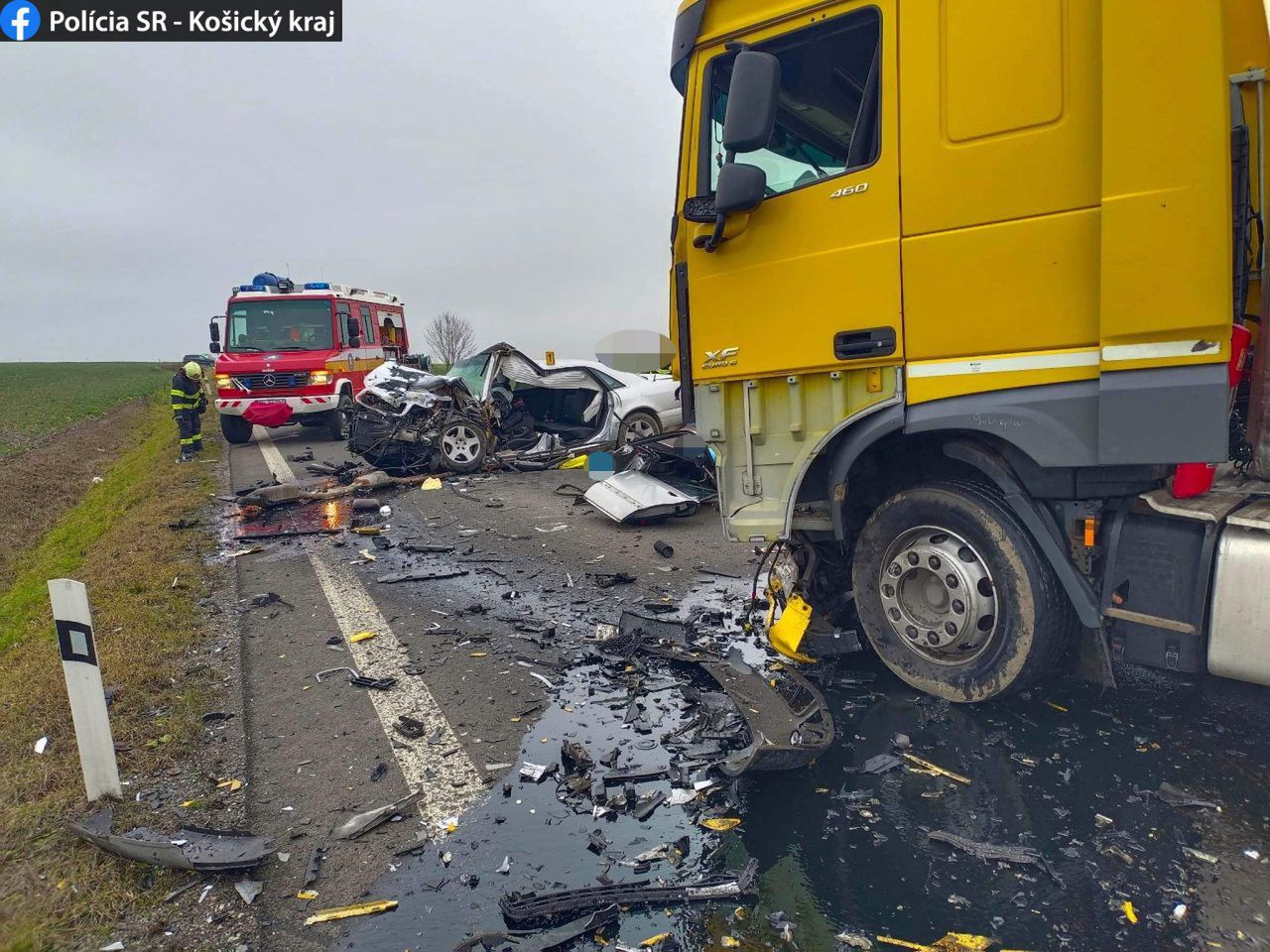 W wyniku odniesionych obrażeń 57-letni kierowca audi poniósł śmierć na miejscu