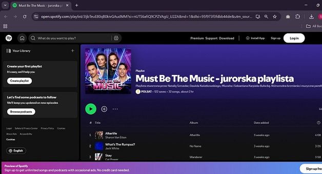 Polsat po raz pierwszy reklamuje się przy użyciu Spotify