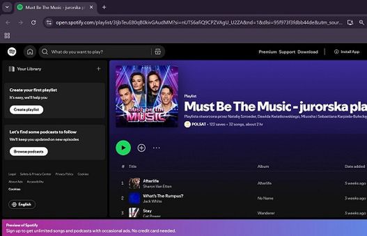 Polsat po raz pierwszy reklamuje się przy użyciu Spotify