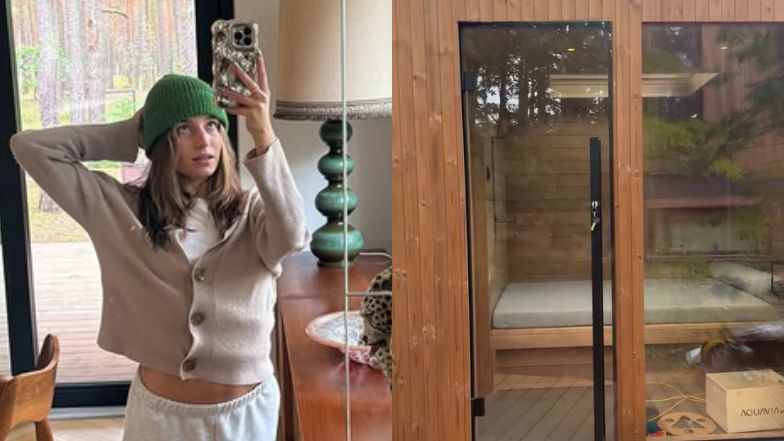 Julia Wieniawa kupiła saunę