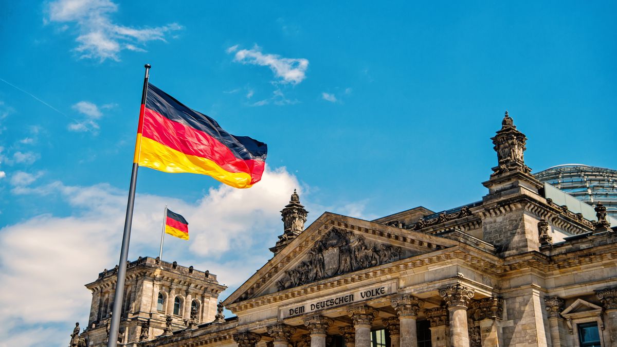 Reichstag building, seat of the German Parliament
German flags waving in the wind at famous Reichstag building, seat of the German Parliament Deutscher Bundestag , on a sunny day with blue sky and clouds, central Berlin Mitte district, Germany
photosvit
capital