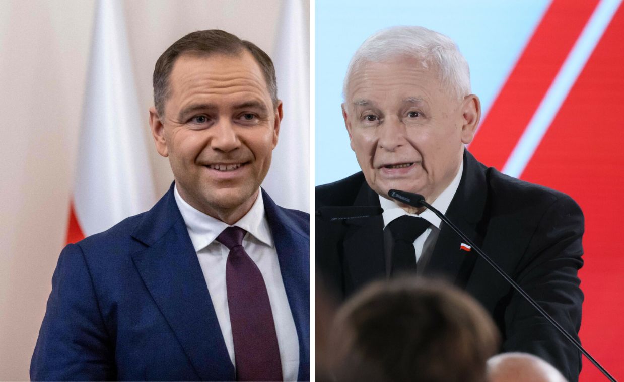 Tajne spotkania Nawrockiego i Kaczyńskiego? "Po cichaczu przyjeżdża"