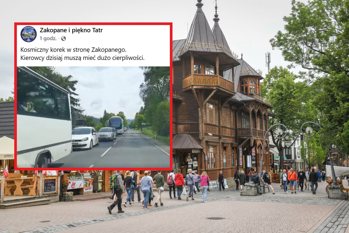 Kosmiczny korek do Zakopanego. Jest nagranie