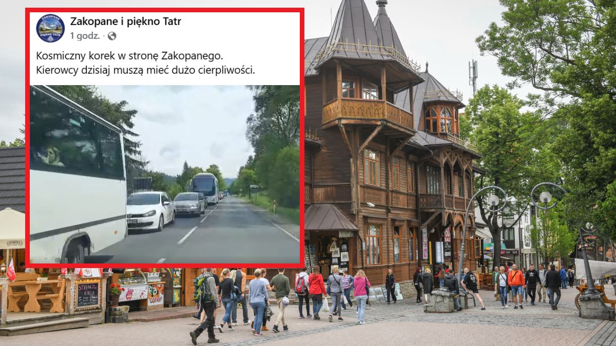 Korek w kierunku Zakopanego