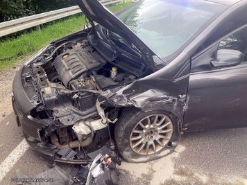 1500 złotych mandatu za kolizję w Białym Dunajcu