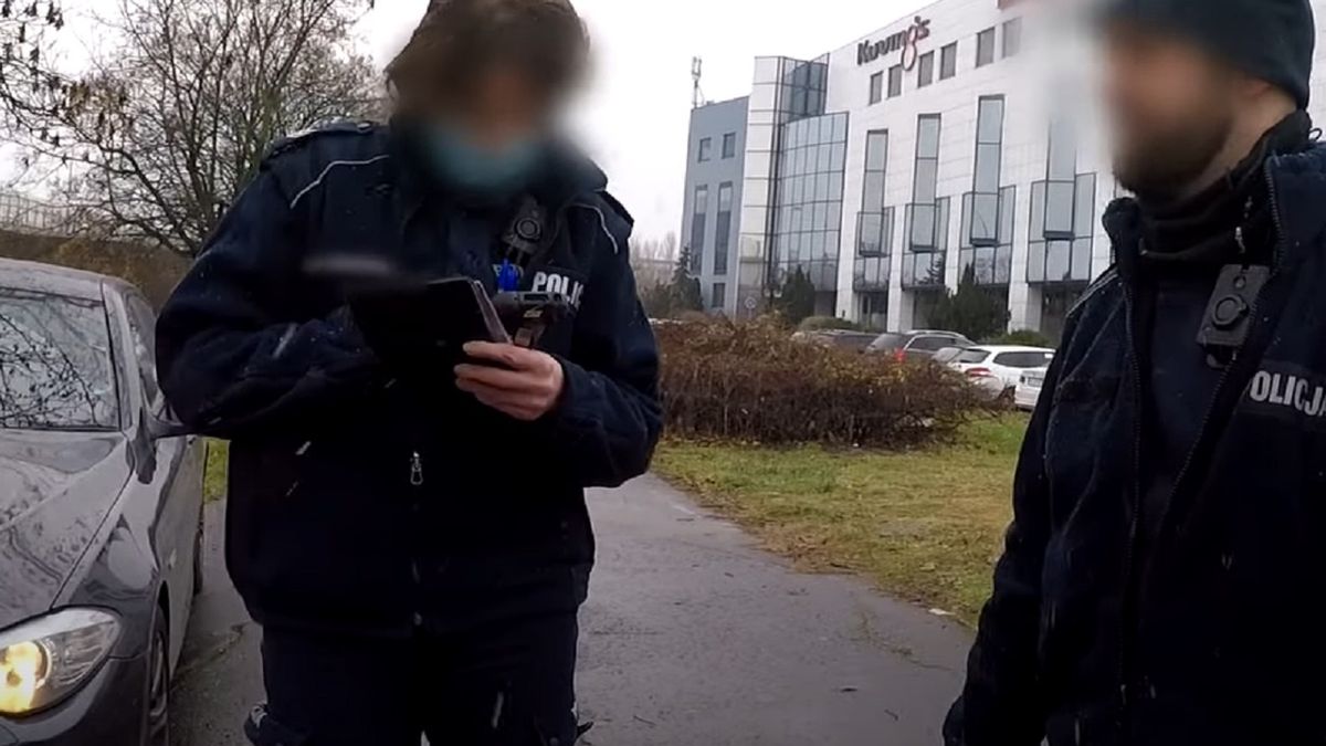 Youtuber nagrał interwencję policji 