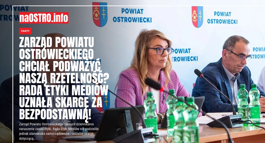 Dziennikarka prosiła o dostęp do informacji publicznej. Radni skierowali skargę