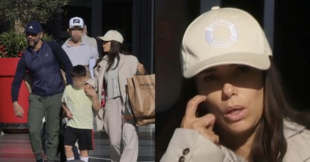 Pozbawiona makijażu Eva Longoria wybrała się na rodzinne zakupy (ZDJĘCIA)