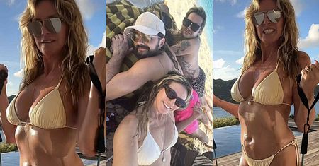 Heidi Klum w wieku 52 lat nieustannie oszałamia. Fotki i filmiki w bikini robią furorę [ZDJĘCIA]