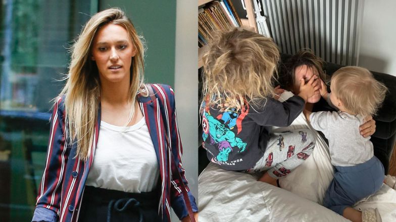 Aleksandra Żebrowska pokazała syna w NIEKOMFORTOWEJ sytuacji 