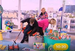 Filip Chajzer przewrócił Małgorzatę Ohme w programie na żywo