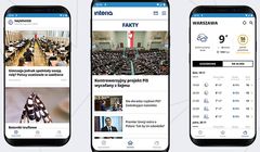 Interia.pl ze zmienioną stroną główną w mobile’u