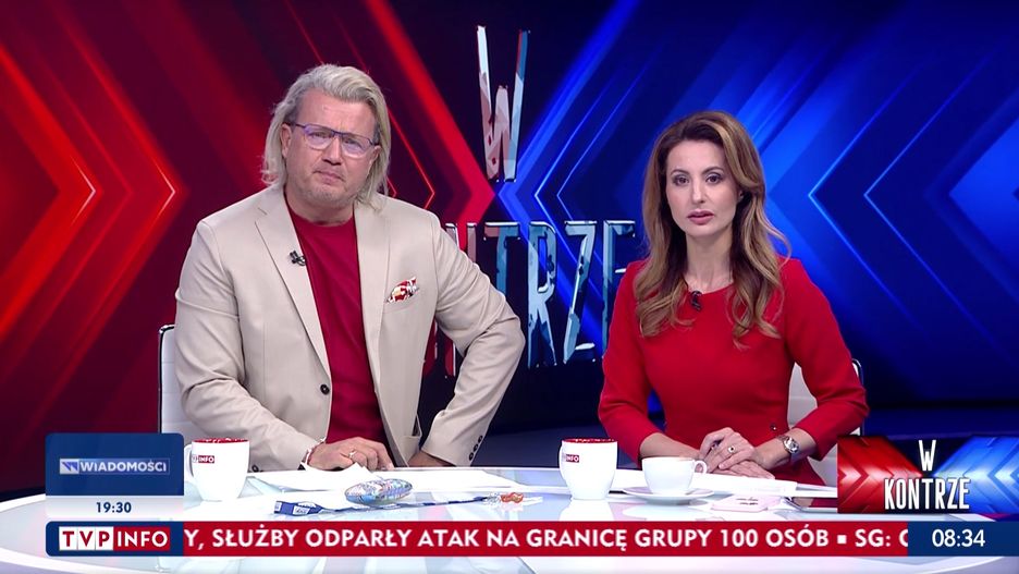 Najnowsze wydanie "W kontrze" Jakimowicz poprowadził z Agnieszką Oszczyk