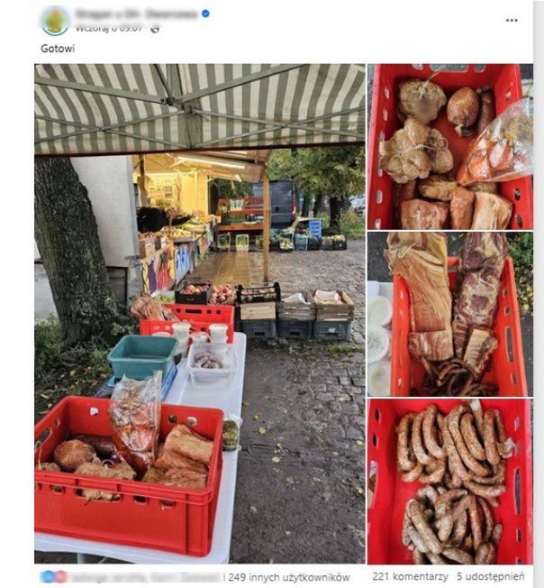 Internauci spierają się o warunki sprzedaży mięsa i wędlin
