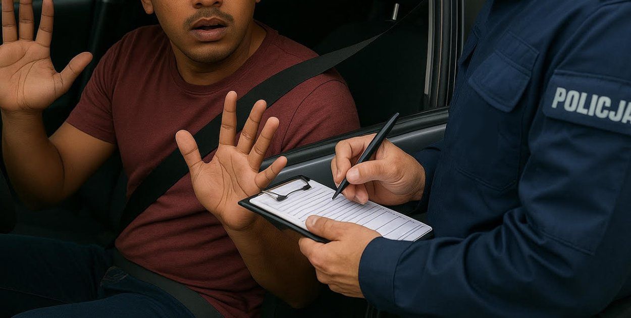 Miastko: 30-latek z Kolumbii jechał bez prawa jazdy