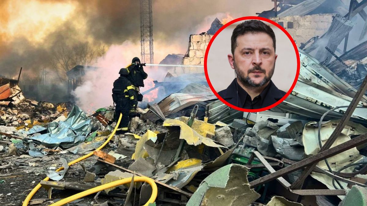 Zełenski o nocnych atakach 