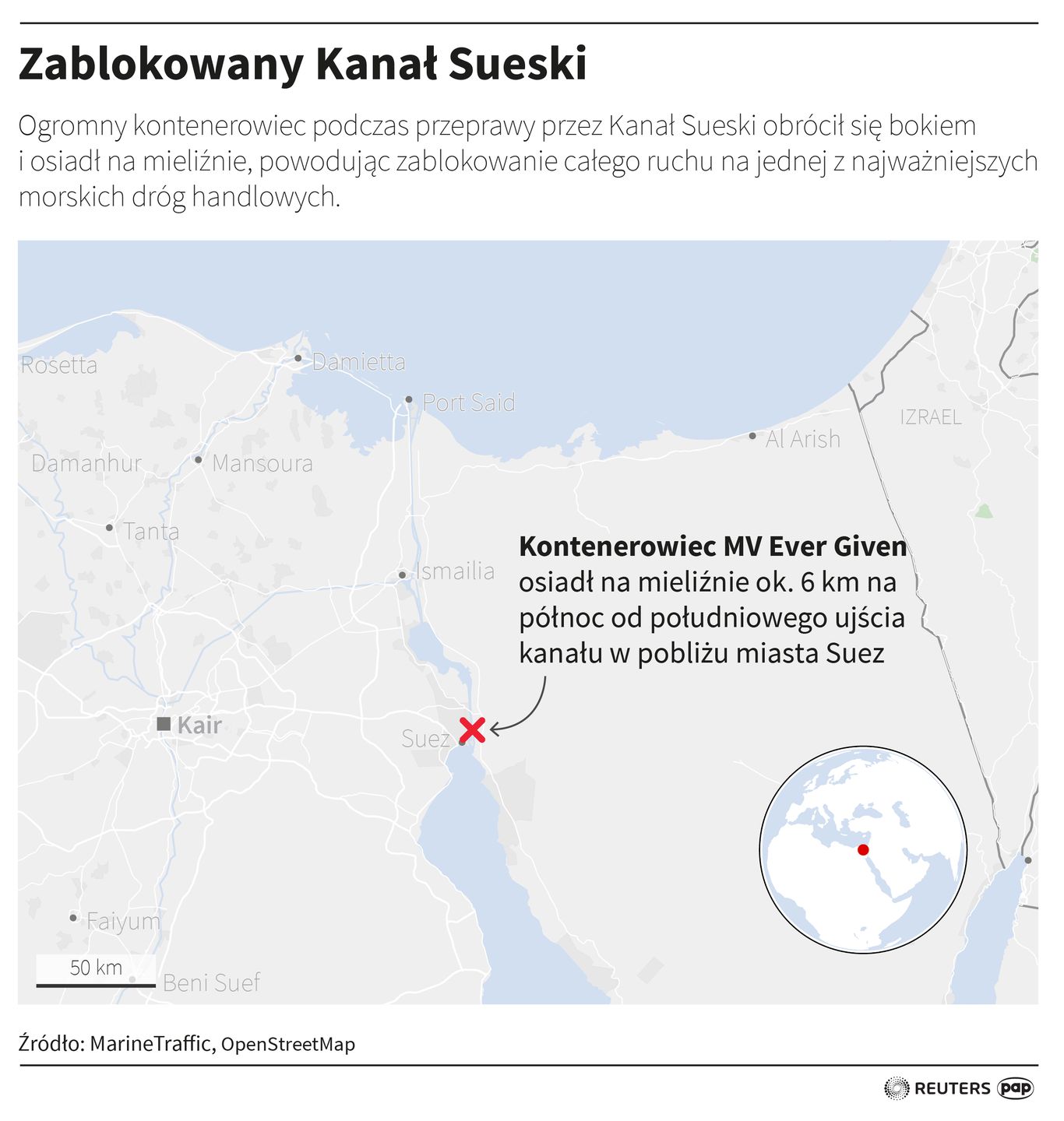 Zablokowany Kanał Sueski Ten plik jest gotowy do pobrania