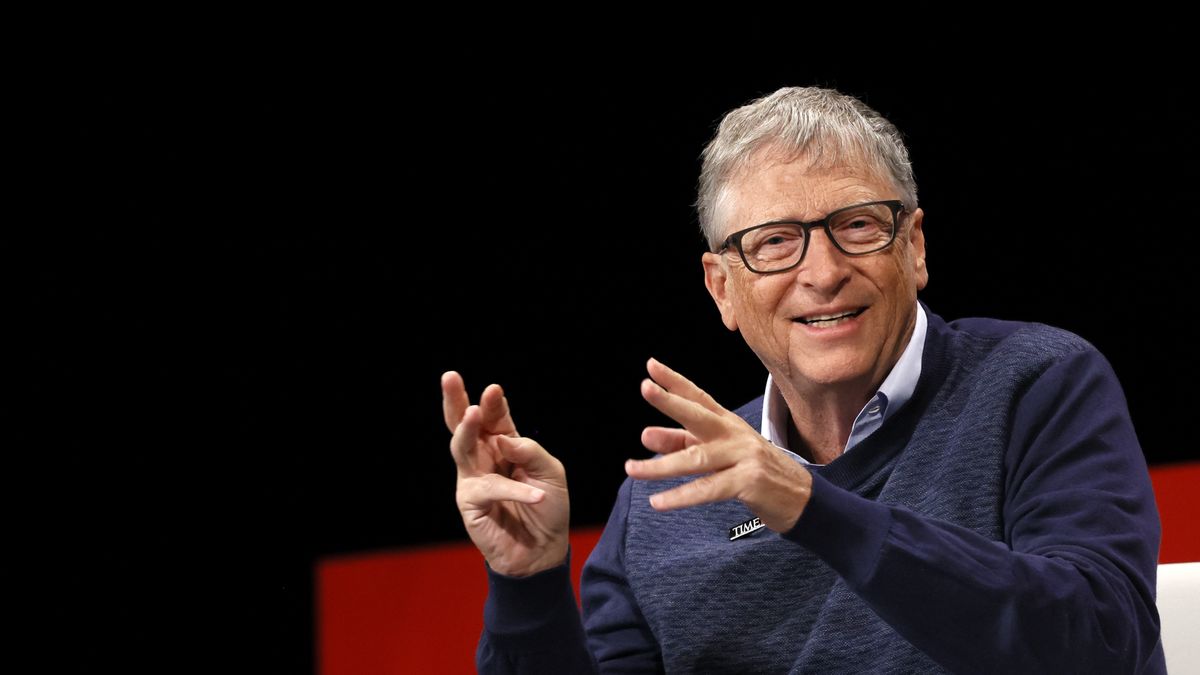 NEW YORK, NEW YORK - JUNE 07: Bill Gates speaks onstage at the TIME100 Summit 2022 at Jazz at Lincoln Center on June 7, 2022 in New York City. (Photo by Jemal Countess/Getty Images for TIME)