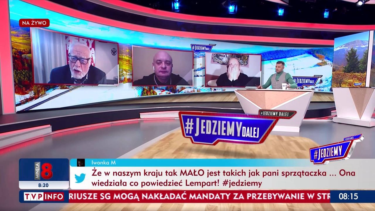 Kadr z programu "#Jedziemy dalej" 