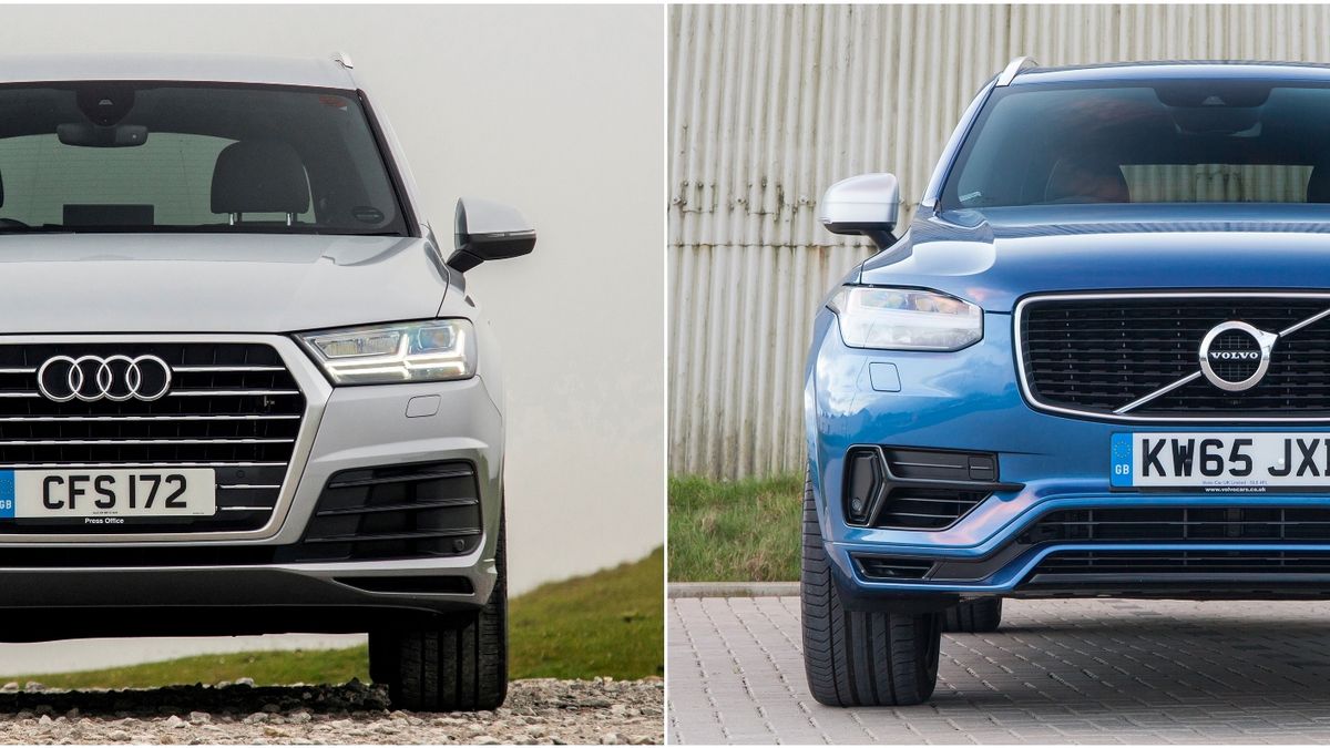 Audi Q7 i Volvo XC90 to mocni, rynkowi konkurenci.