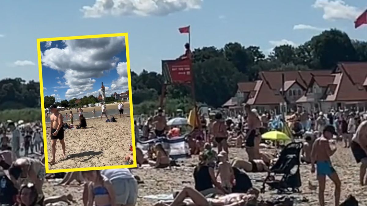 Ludzie kąpali się w... kałuży