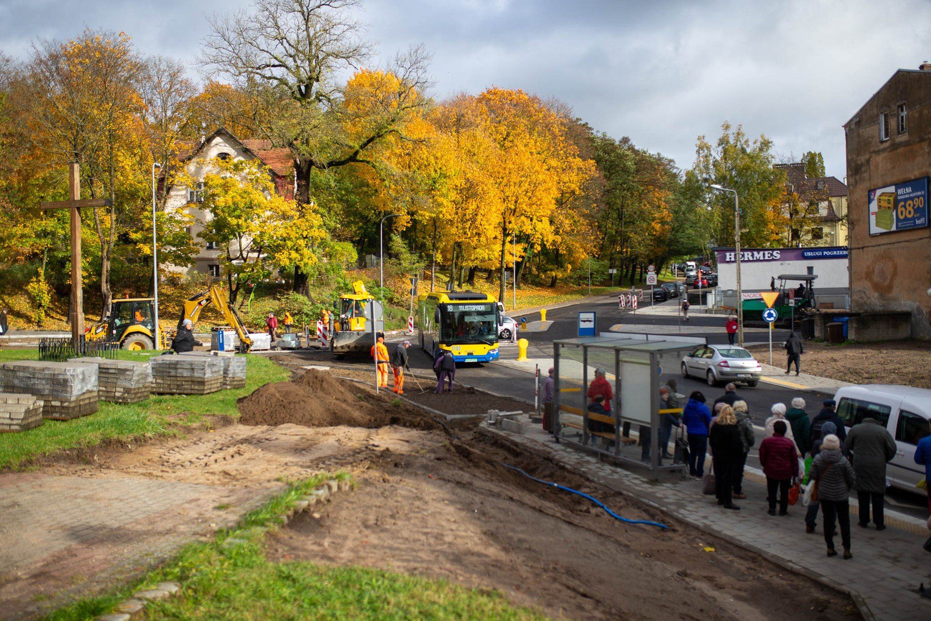 Utrudnienia wokół cmentarzy w Słupsku