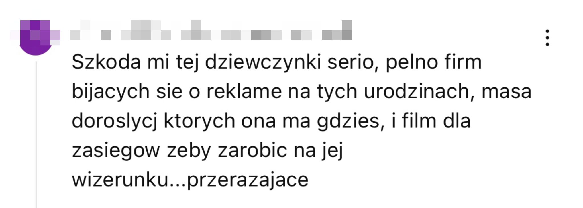 Komentarze po urodzinach córki Andziaks