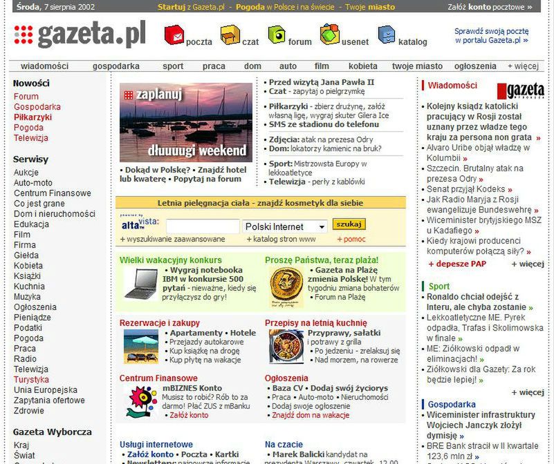 Polski Internet kilka i kilkanaście lat temu. Jak zmieniały się popularne strony? 23