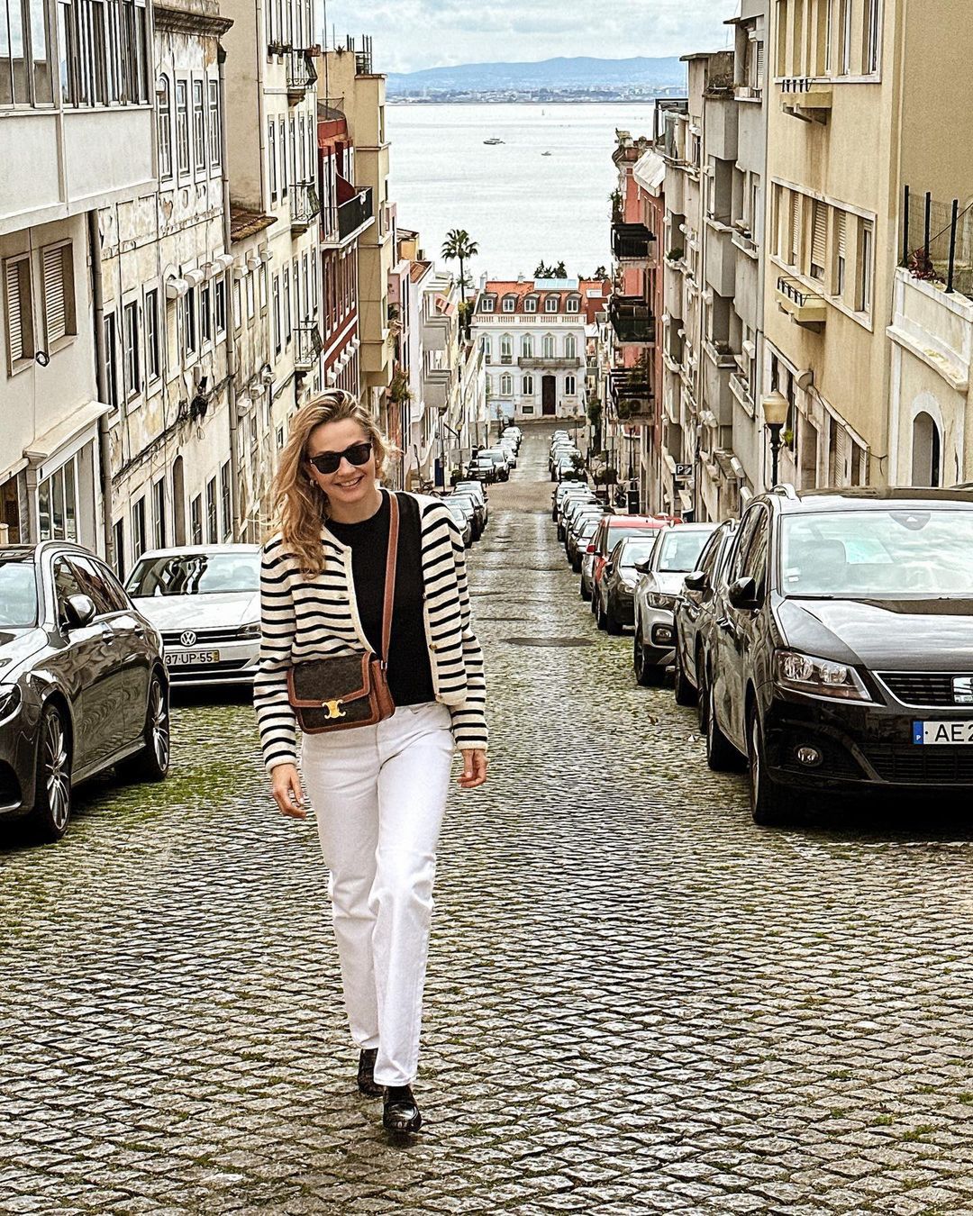 Małgorzata Socha kroczy ulicami Lizbony 
